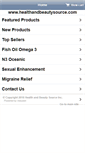Mobile Screenshot of healthandbeautysource.com